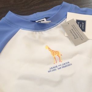 Janie and Jack Giraffe Rash Guard